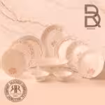 ارکوپال 26 پارچه  قالب نیلوفری مدل مریلا  7084