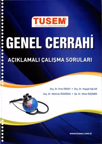 خرید و دانلود نسخه کامل کتاب Tusem Genel Cerrahi Açıklamalı Çalışma Soruları
