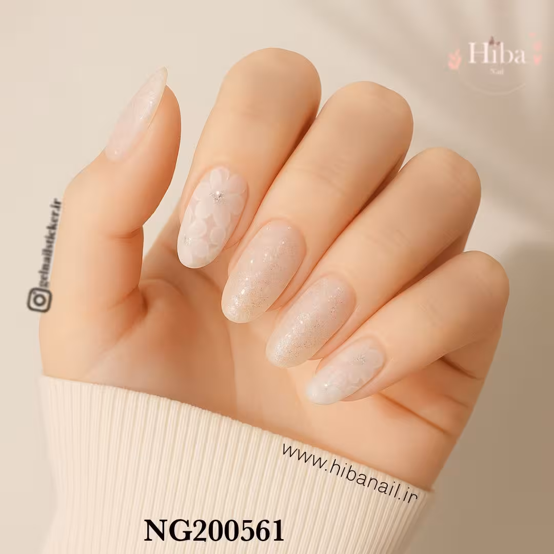 استیکر ژله ای کاشت ناخن (نیل رپ)_کد NG200561