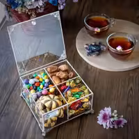 تیبگ مربع 4 خانه استیل