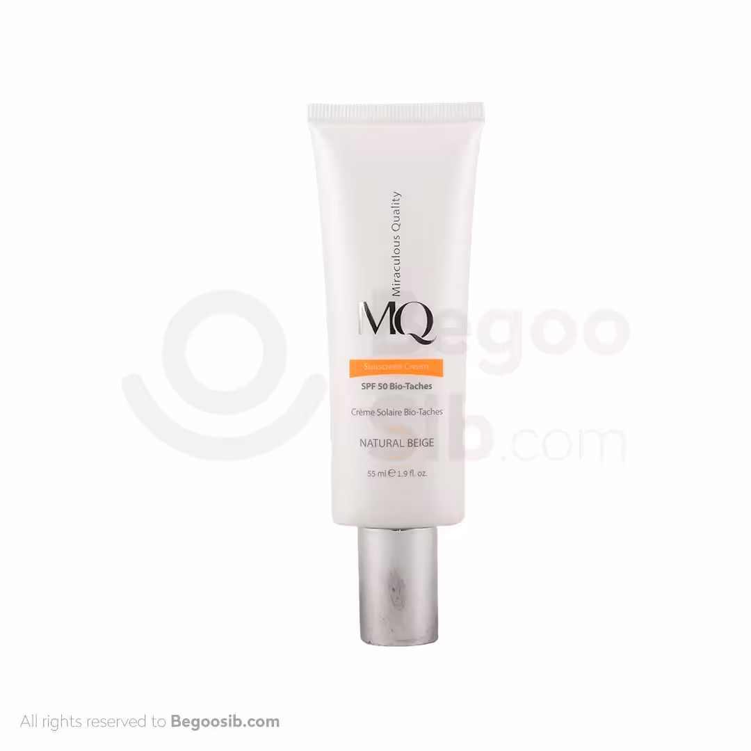 کرم ضد آفتاب بایوتچ SPF50 بژ طبیعی ام کیو 55 میلی لیتری