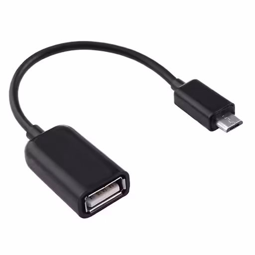 کابل OTG تبدیل میکرو یو اس بی به یو اس بی MICRO USB to USB اتصال فلش و هارد