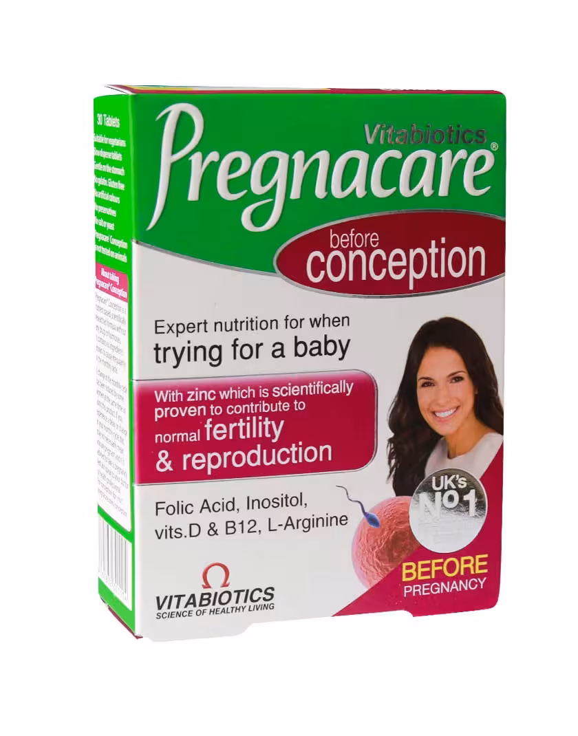 قرص پرگناکِر ویتابیوتیکس مکمل تغذیه ای قبل از بارداری 30 عددی