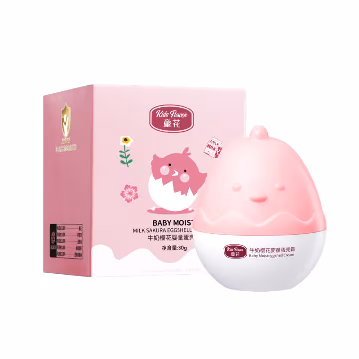 کرم مرطوب‌کننده کودک با عصاره شکوفه گیلاس و پوسته تخم‌مرغ  30 گرمی