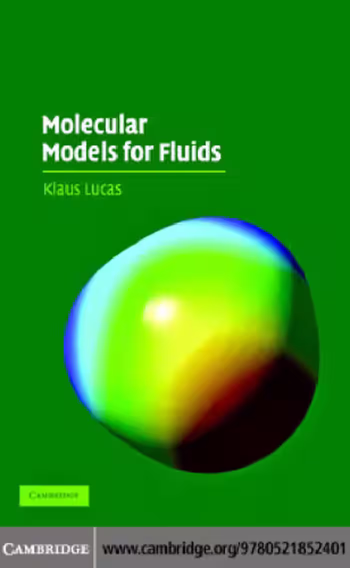 خرید و دانلود نسخه کامل کتاب Molecular Models for Fluids