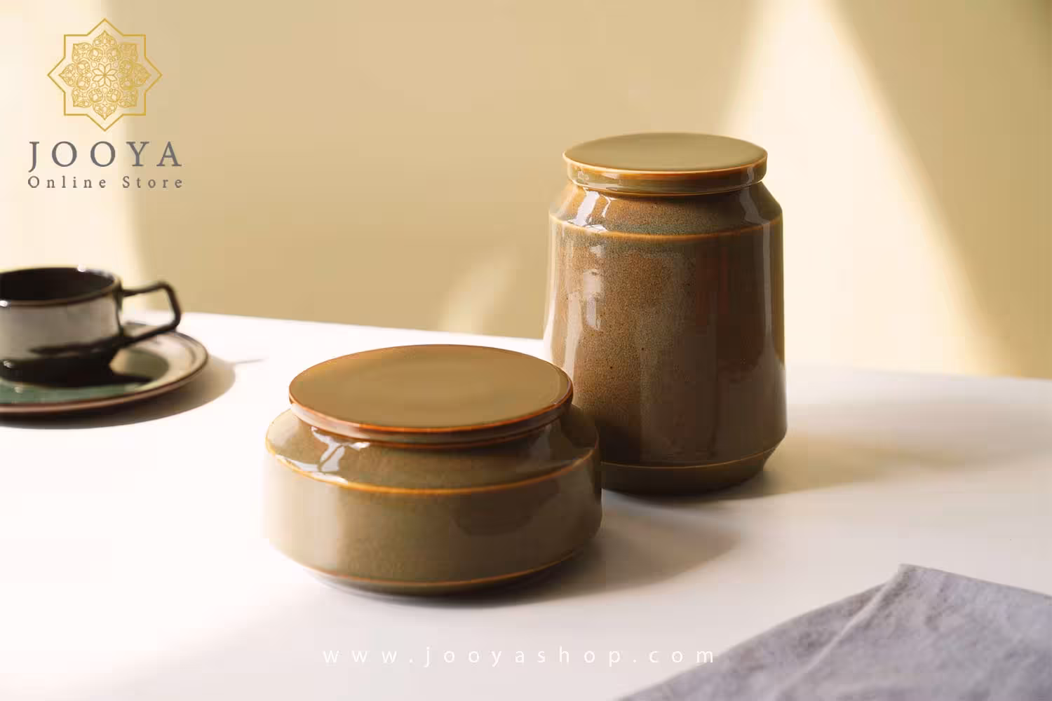 ست بانکه سرامیکی یشمی