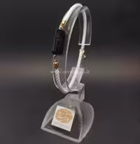 دستبند زنانه سنگ تورمالین سیاه افغان (کد101)