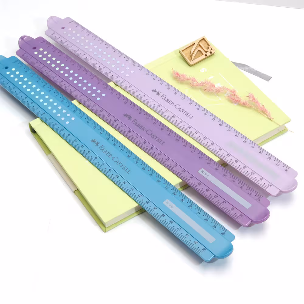 فابرکاستل خط کش انعطاف پذیر اسپارکل 30 سانتی متر 172030 FABER-CASTELL Ruler SPARKLE