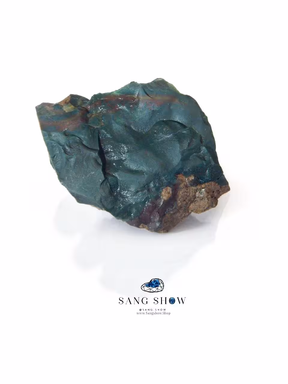 سنگ خون ( بلود استون )اصل و معدنی نمونه راف و ویژه با رنگ استثنایی S579