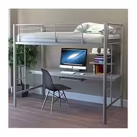 تخت خواب فلزی یک نفره کمجا DS مدل D3
