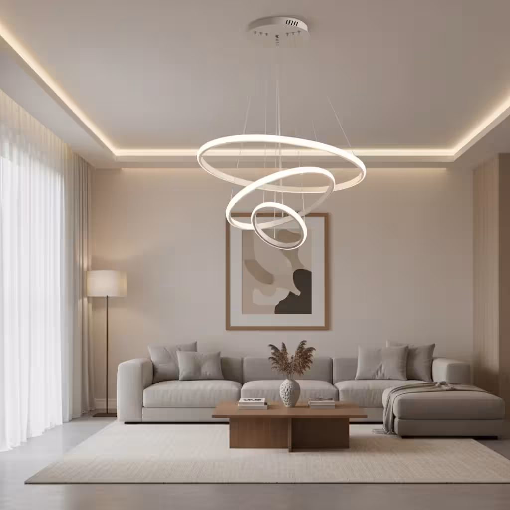 لوستر مدرن SMD سه طبقه کوثر کد 7020075