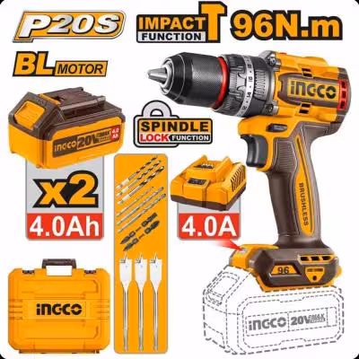 دریل چکشی شارژی 20 ولت CIDLI20968 اینکو