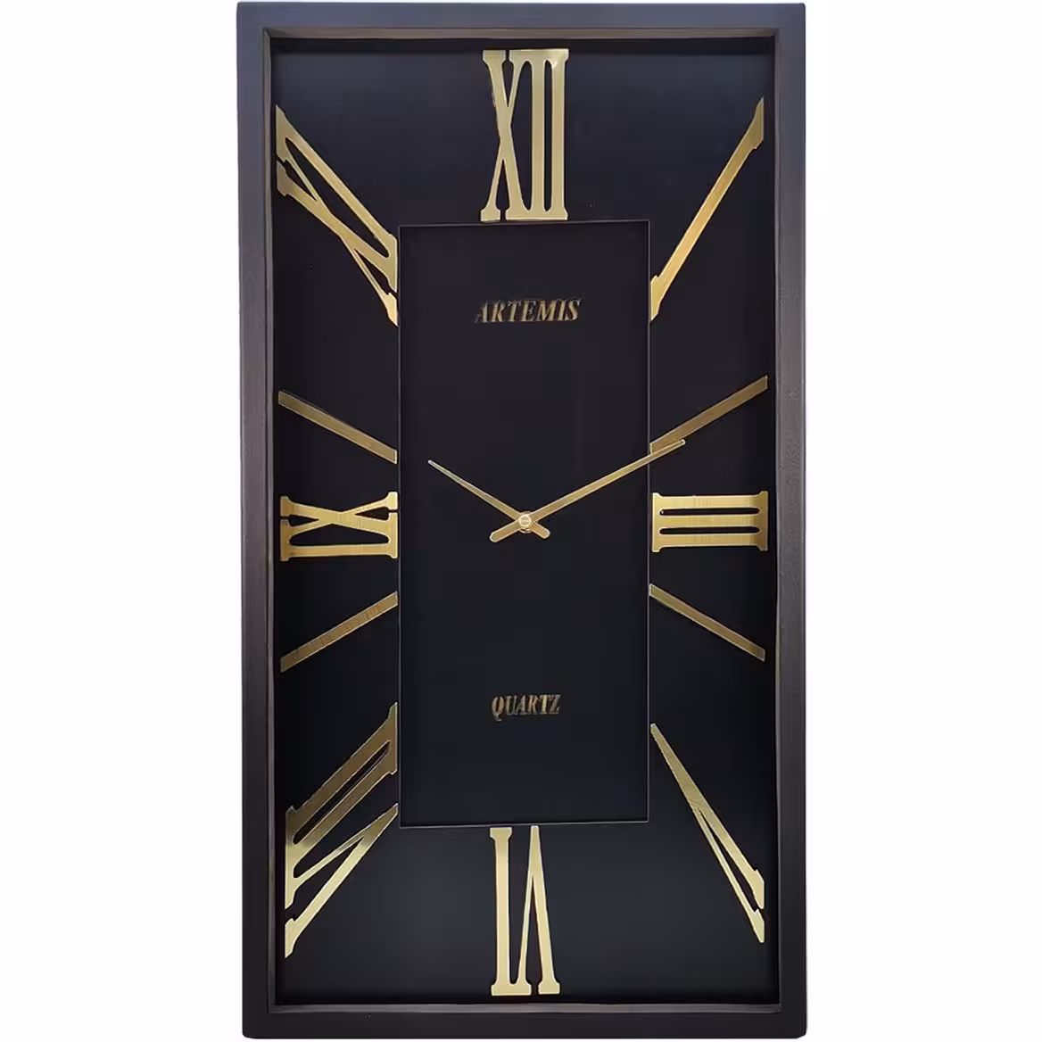 ساعت دیواری آرتمیس کد 2028 Black Gold مشکی طلایی