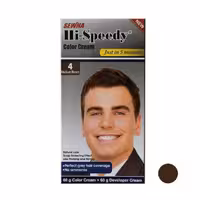 رنگ موی مردانه های اسپیدی شماره 4 hi speedy ( قهوه ای متوسط )