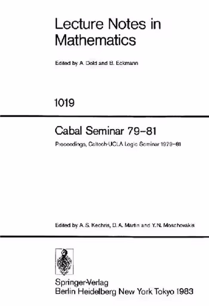 خرید و دانلود نسخه کامل کتاب Cabal Seminar, 79-81