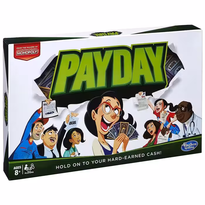 بازی فکری مونوپولی برند هاسبرو مدل monopoly payday