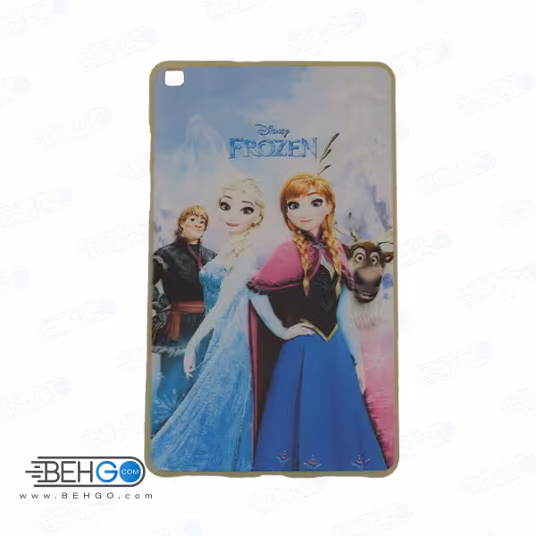 قاب T295 کاور مدل طرح دار دخترانه کد 1 شیری تبلت سامسونگ تی 295 گلکسی مناسب سامسونگ Frozen Cover For Samsung Galaxy Tab A 8.0 2019 LTE SM-T295