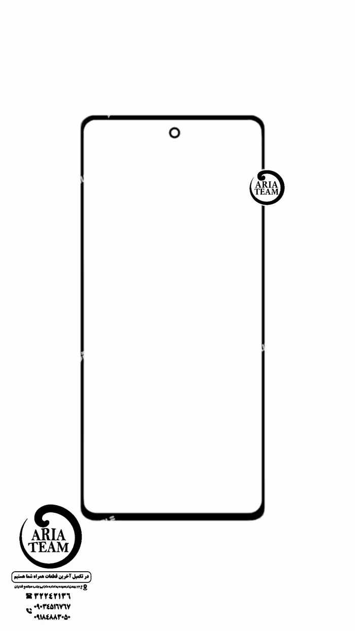 گلس فنی سامسونگ A72 با oca