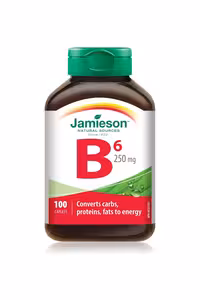 قرص ویتامین B6 مقدار 250 میلی گرم Jamieson - بسته 100 عددی