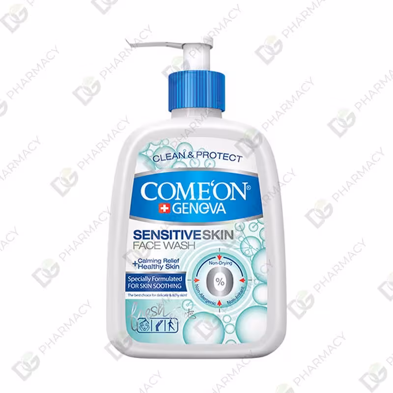 ژل شستشوی صورت پوستهای حساس کامان دیجی فارماسی
