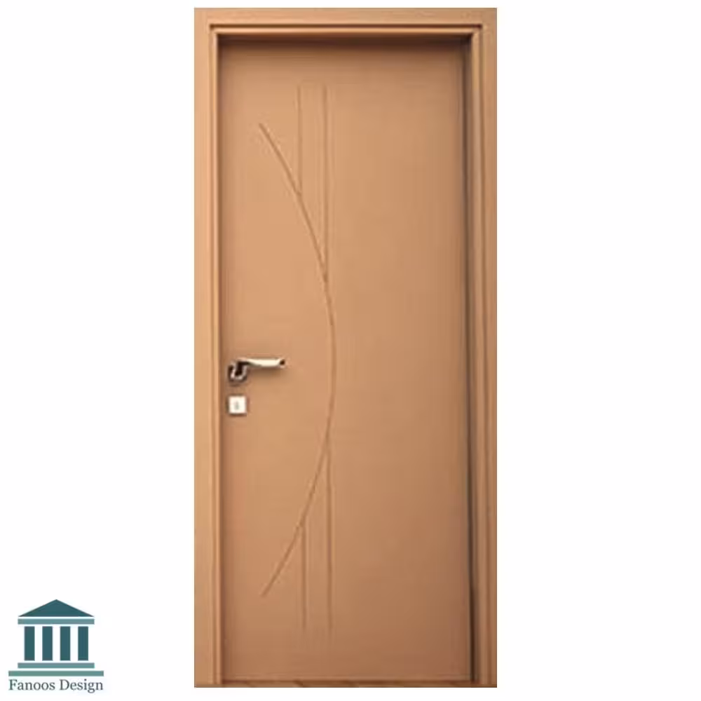 درب داخلی وکیوم CNC با رنگ زیتونی کد 1487