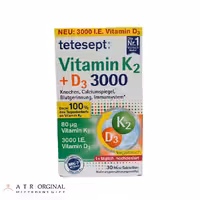 ویتامین دی3 و کا2 3000 تتسپت آلمان