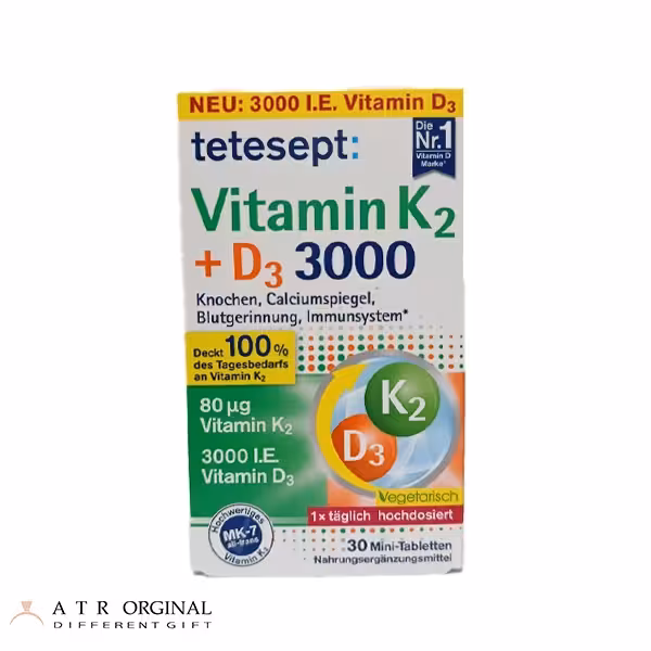 ویتامین دی3 و کا2 3000 تتسپت آلمان