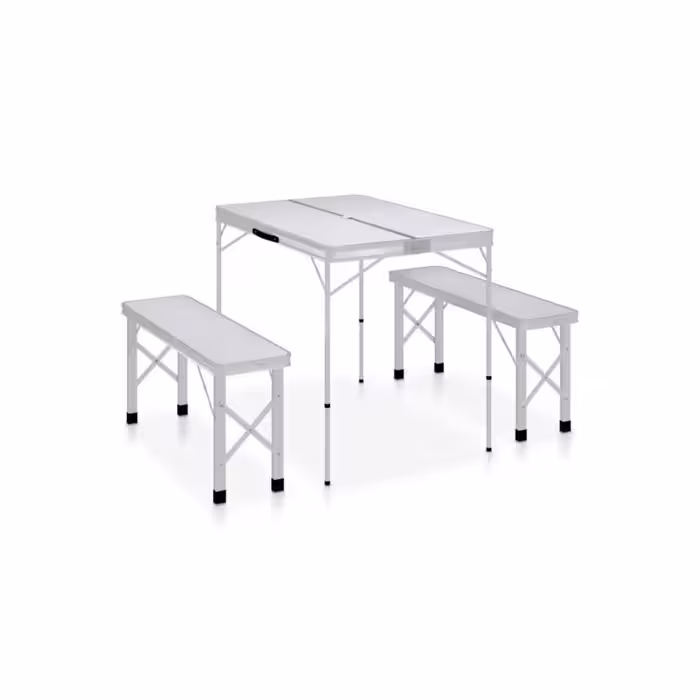 میز صندلی تاشو چهار نفره آلومینیومی مدل TCN-4