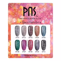 لاک ژل دیسکو ناخن 15 میل پی ان اس PNS کد DF ژلیش قدیم