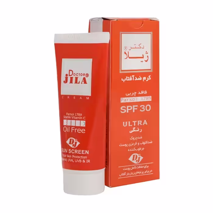 کرم ضدآفتاب دکتر ژیلا SPF30  فاقد چربی