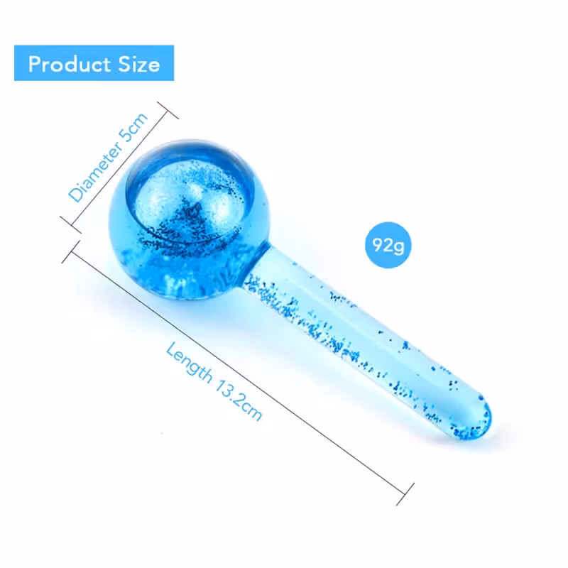 ماساژور دستی مدل گوی یخ صورت و گردن آیس گلوب دونه ای