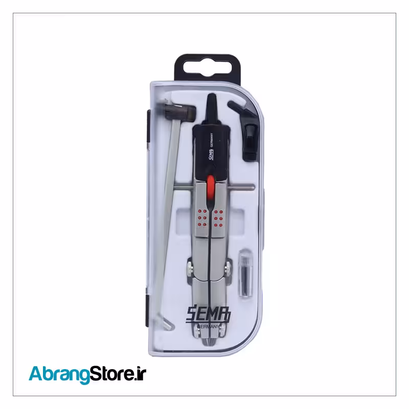 پرگار مهندسی پیچ وسط با گیره و بازو سما 23420