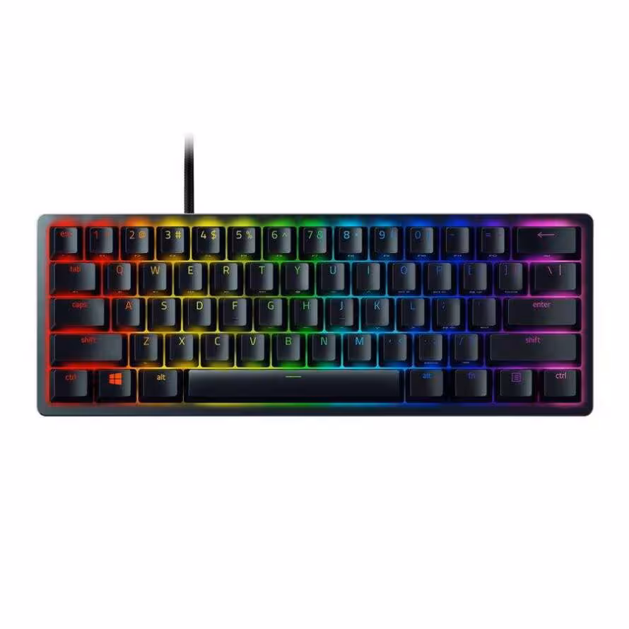 کیبورد گیمینگ ریزر Huntsman Mini Red Optical Switch Linear