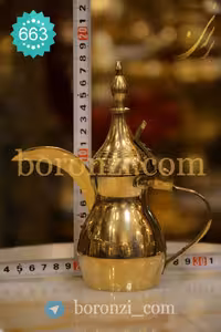 دله 18 سانت قهوه جوش برنجی