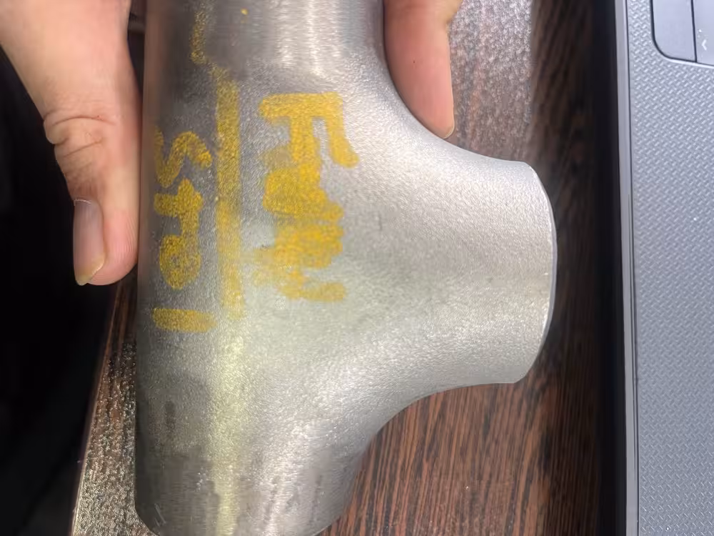 سه راه مساوی استنلس استیل  بدون درز سایز  1/2 1  اینج رده 40S از جنس   ؟403 WP