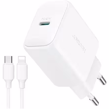 آداپتور شارژ 20 وات با کابل جویرم JOYROOM JR-TCF20 PD20W Charger