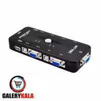 سوئیچ 4 پورت Royal مدل kvm-4uk-usb