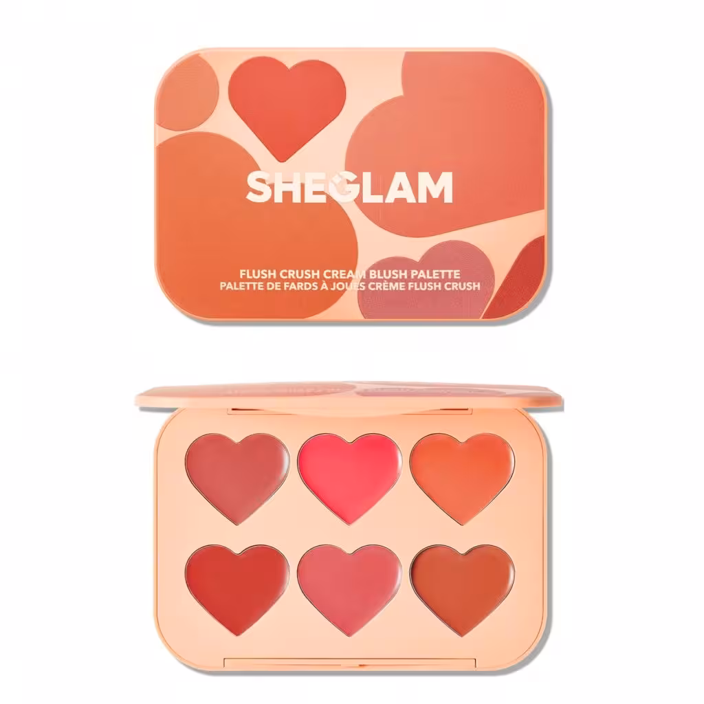 پالت رژگونه کرمی شیگلم‌ Sheglam رنگ cottage core garden اصل