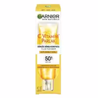 ضد آفتاب فلوئیدی ویتامین C بی‌رنگ گارنیه (گارنیر) با SPF 50 و حجم 40 میلی لیتر