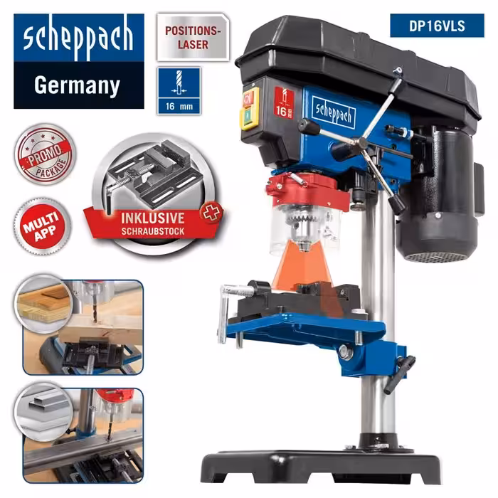 دریل ستونی شپخ مدل 5906810901 - DP16VLS با 13 میلیمتری 500 وات