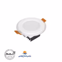 چراغ توکار گلاریس 7 وات دایره رنگ سفیدپارس شعاع توس