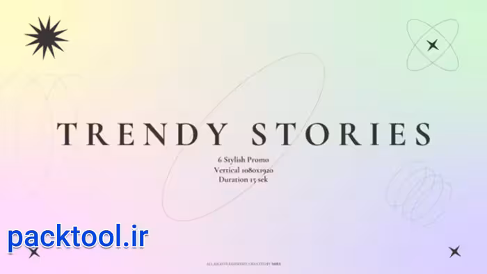 پروژه آماده افتر افکت استوری های مد روز اینستاگرام Instagram Trendy Stories - پک تول
