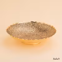 میوه خوری برنجی طلایی مدل تاج