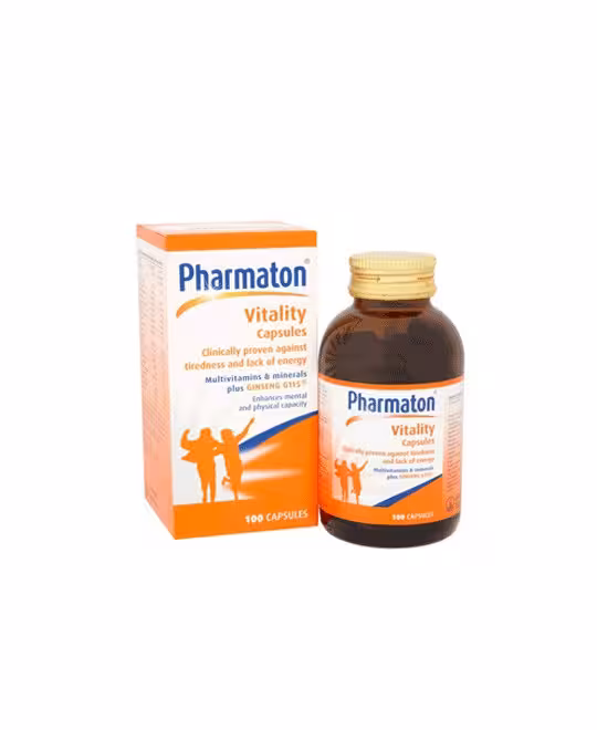 قرص فارماتون ویتالیتی اصل 100 عددی | Pharmaton Vitality