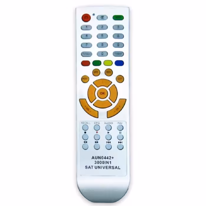 ریموت کنترل همه کاره تلویزیون و ماهواره آی هندی مدل 0442
