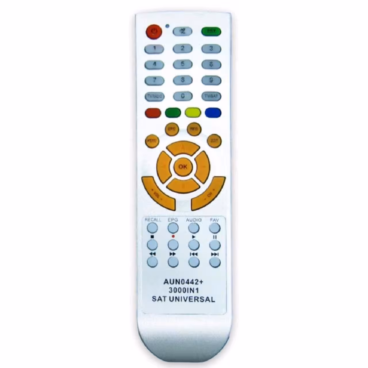 ریموت کنترل همه کاره تلویزیون و ماهواره آی هندی مدل 0442