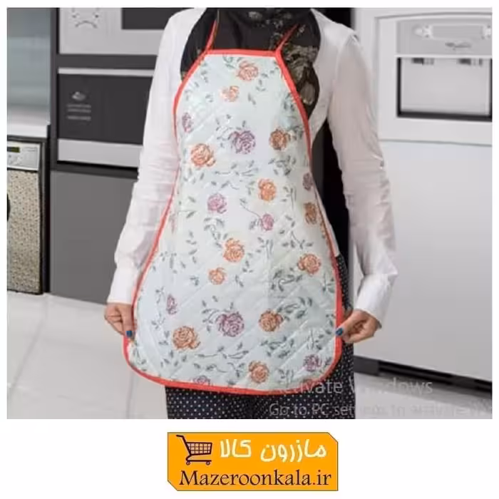 پیش بند آشپزخانه گلدار Nazris نازریس مدل سوری HTZ-012