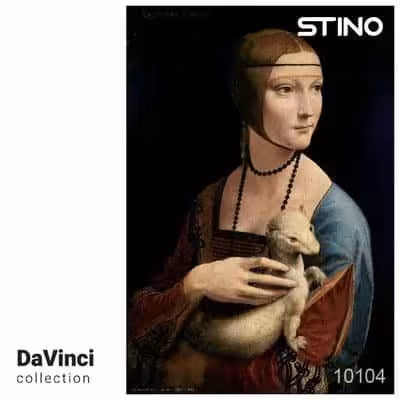 پازل شیشه ای استینو 260 تکه طرح داوینچی (کد 10104)،(باجعبه)