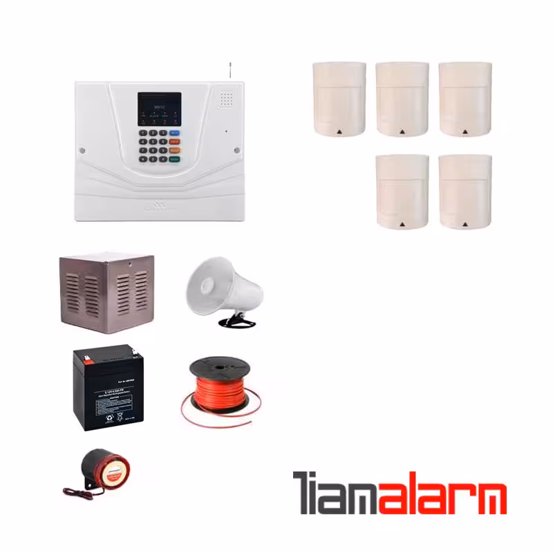 پکیج دزدگیر اماکن با سیم مدل مستر سیم کارتی و تلفنی M930PR5