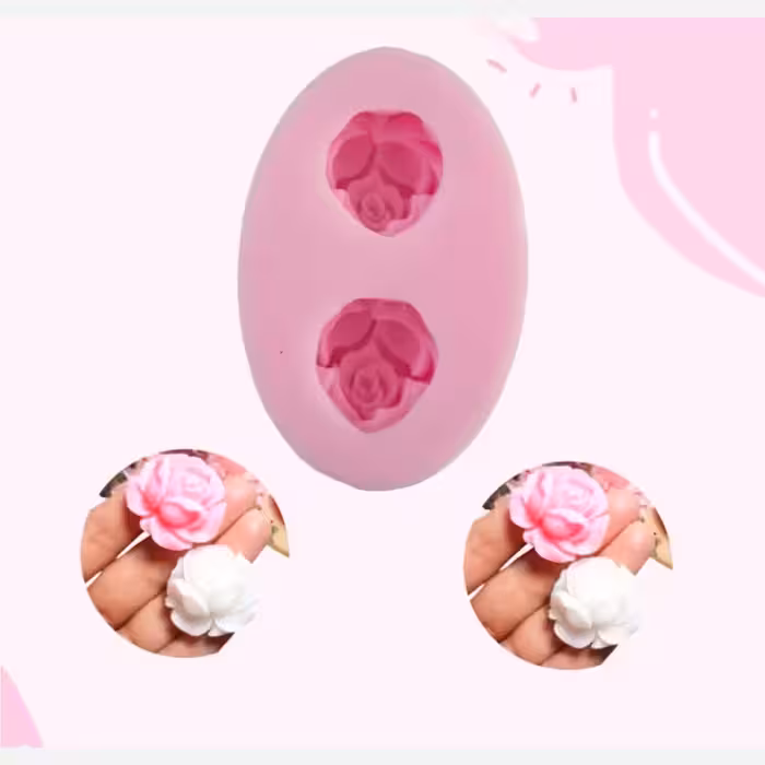 قالب سیلیکونی گل رز وارمری 2 عددی | amazonchi